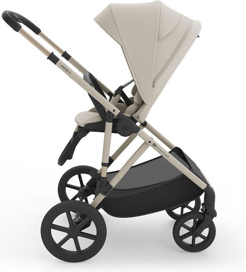 Kinderkraft Prime 3 Регулируема Бебешка Количка 2 в 1 Подходяща за Новородено Sand Dune