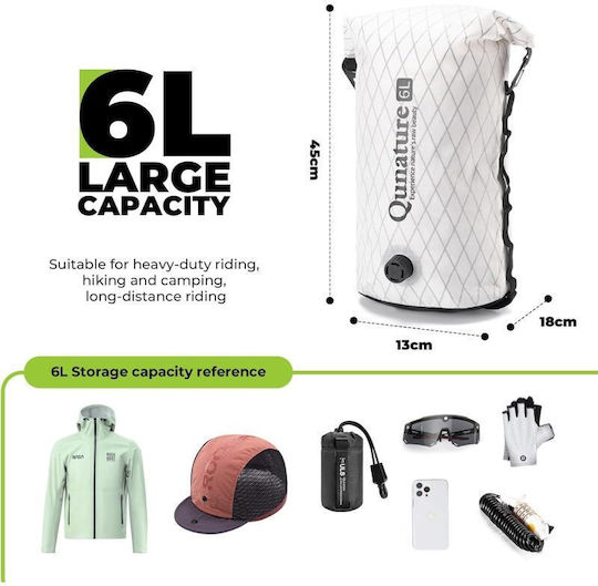 Qunature Waterproof Bag 6L White