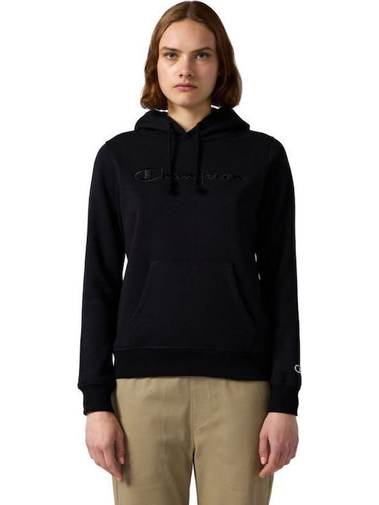 Damen Sweatshirt mit Kapuze Schwarz