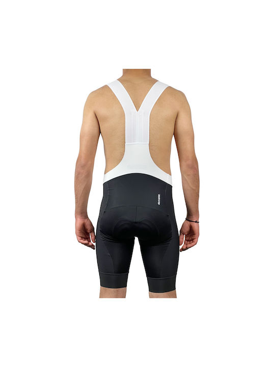 Demaraz Men's Cycling Pants with Braces Black