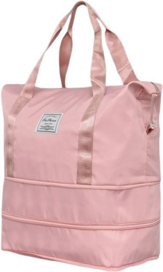 Sack Reise Rosa Stoff M40xP20xH32cm