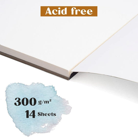 Watercolor Paper Pad Tritart A2 300 G/m² 14 Sheets