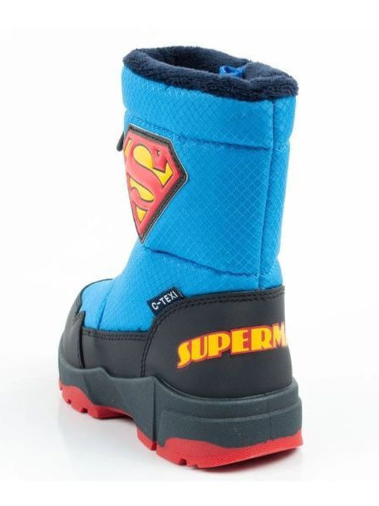 Kinderstiefel Schnee mit Reissverschluss Blau