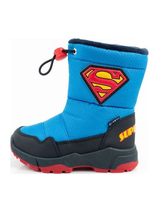 Kinderstiefel Schnee mit Reissverschluss Blau