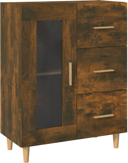 Pandantiv Vitrină de living cu Sticlă 69.5x34x90cm