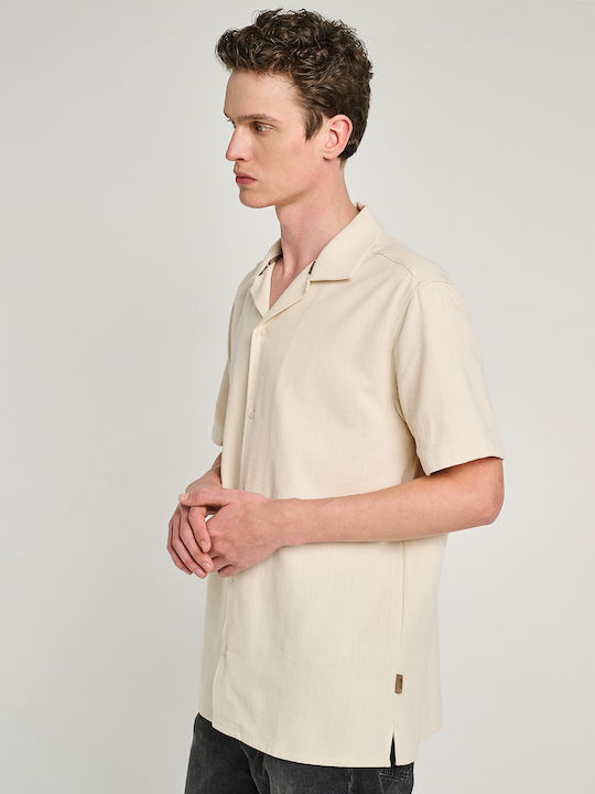 Kurzärmeliges Herrenhemd Off White