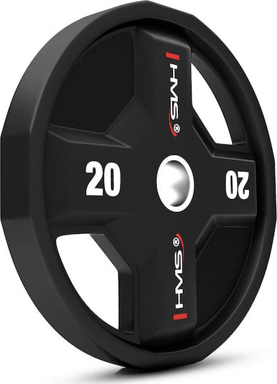 HMS Olympic Type Metal Strength Training Plate 1 x 20kg Φ50mm