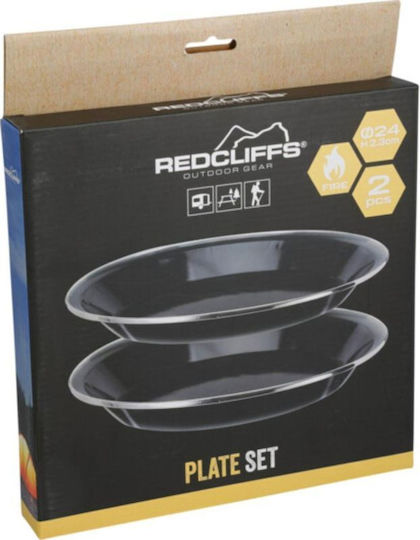 Redcliffs Camping Plate 2pcs