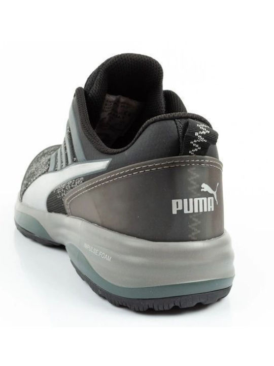 PUMA Charge Παπούτσι Ασφαλείας Μαύρο S1P με Πιστοποίηση ESD , HRO,SRC