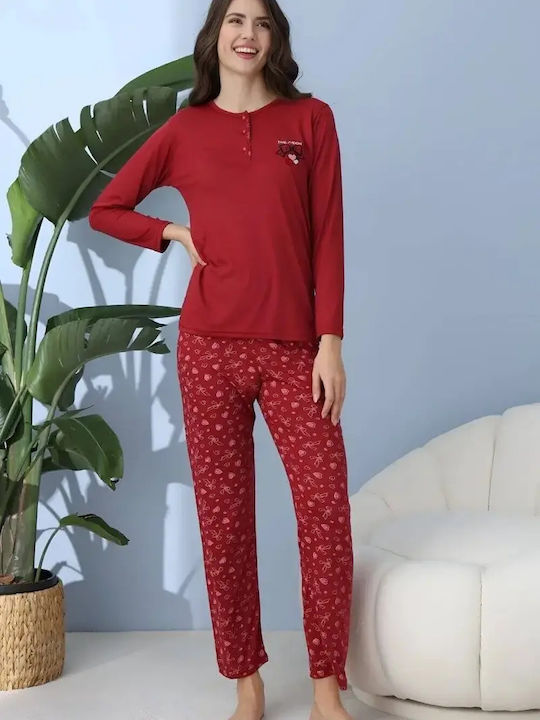 Lindros Summer Women's Pyjama Set Krasouli