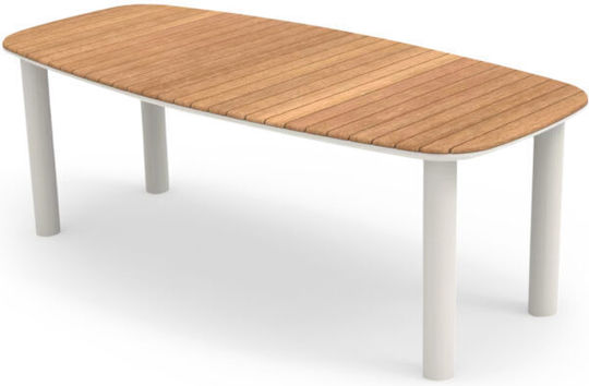 Symetron Esszimmer- und Küchentisch Beige 220x100x76cm