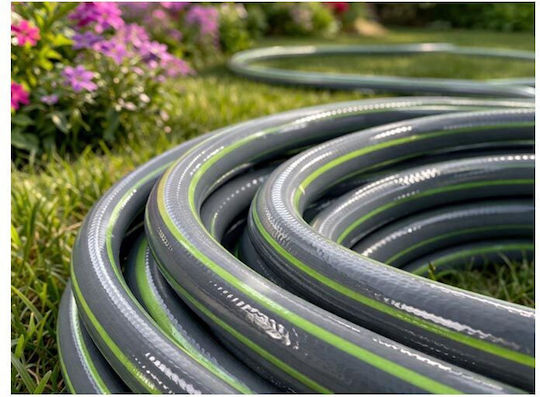 Wall Reel Garden Hose Pipe Set 1/2 15m