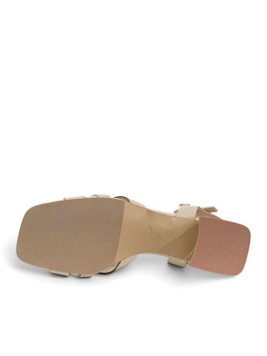 Damen Sandalen Beige