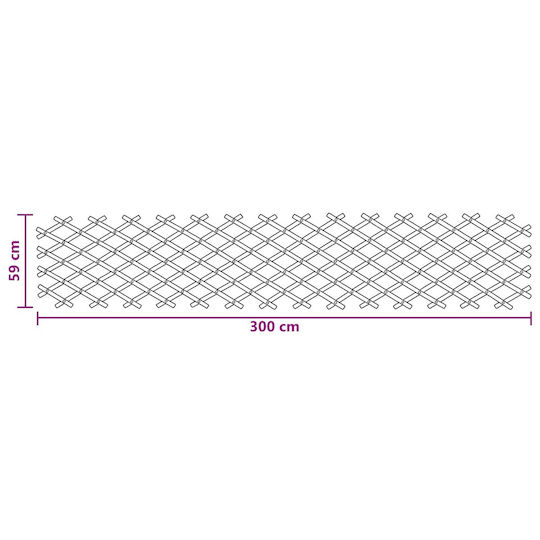 Expandable Fence Mesh 2 Pcs Light Brown 100 X 105 Cm 42028067 Beige