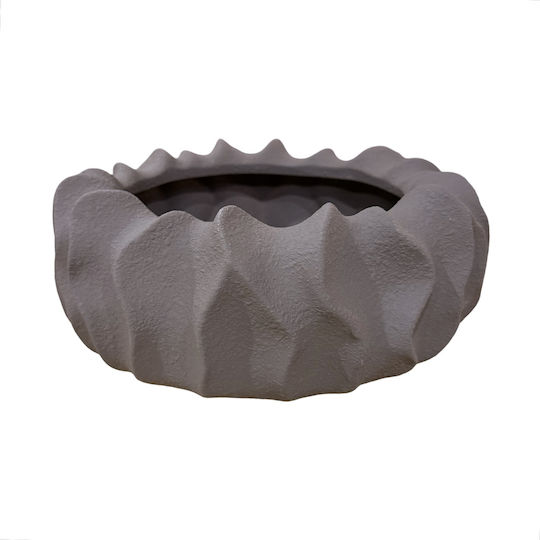 Decorative Ceramic Brown Bowl 27.5x27.5x3cm