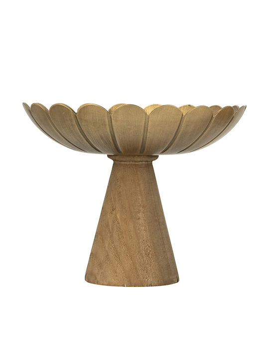 Artekko Solis Διακοσμητικό Μπωλ Μεταλλικό Χρυσό 25x25cm