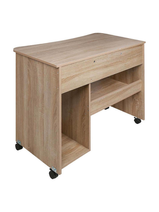 Wooden Desk Beige 93x48x76cm