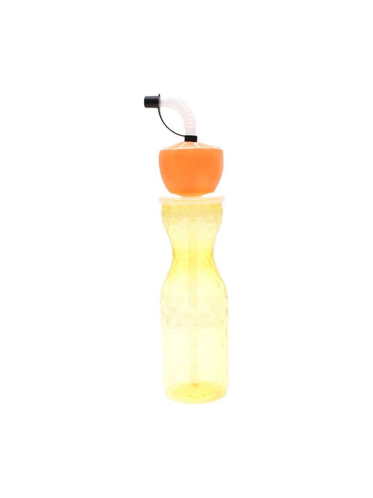Excellent Houseware Αθλητικό Παγούρι Πλαστικό 500ml Κίτρινο