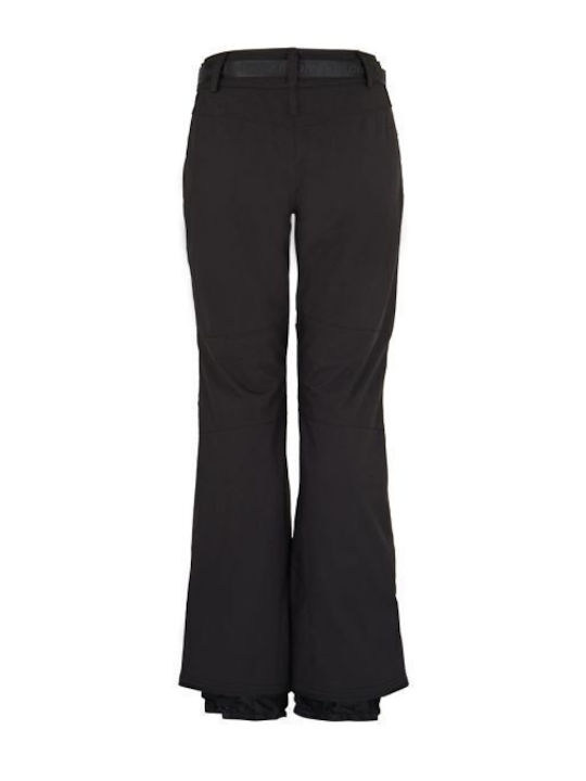 Women's Fabric Trousers In Slim Fit Black