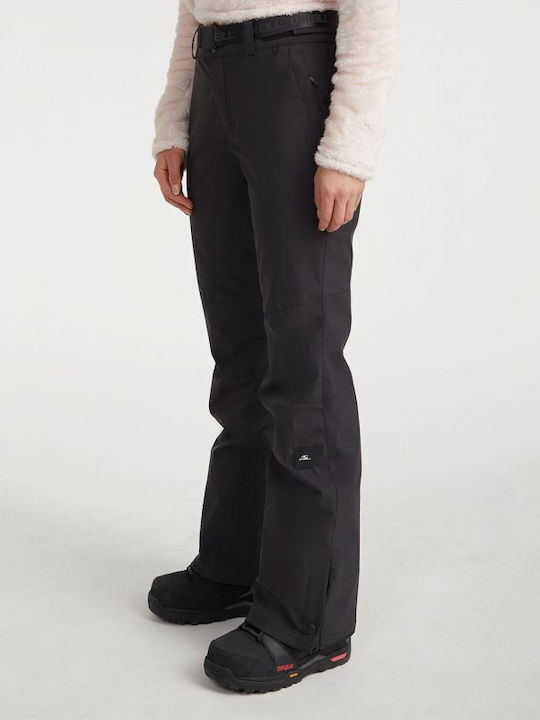 Women's Fabric Trousers In Slim Fit Black