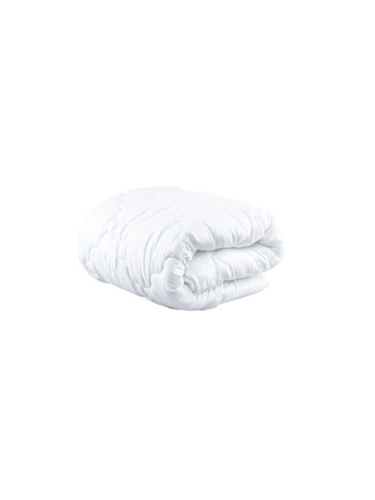 Kotonia Home Husă de pătură cu Umplutură Microfiber Dublu 200x220cm Alb 300 g/mp²Gsm