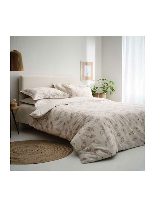Vesta Home Πάπλωμα Υπέρδιπλο 220x230εκ. Karen-2 Άμμου Μπεζ 11.5 togs