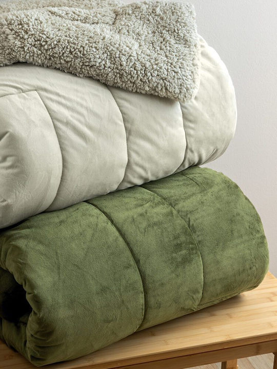 Palamaiki Bettbezug Großes Doppelbett 220x240cm Mono Green 700 GSMGsm