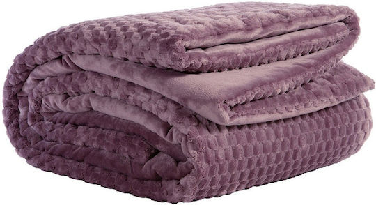 Nef-Nef Homeware Duvet Cover Queen 220x240cm Lernia Mauve 740 GSMGsm