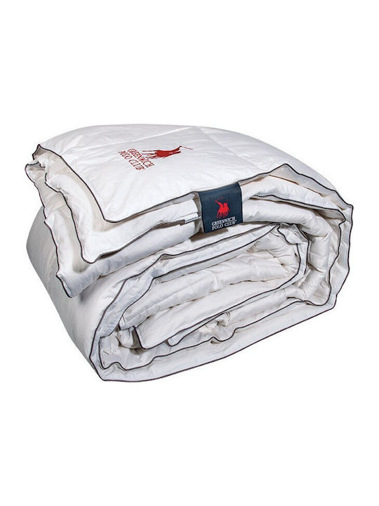 Greenwich Polo Club Duvet Queen Down 220x240cm 2316 White 300 GSMGsm 12.5 togs Togs