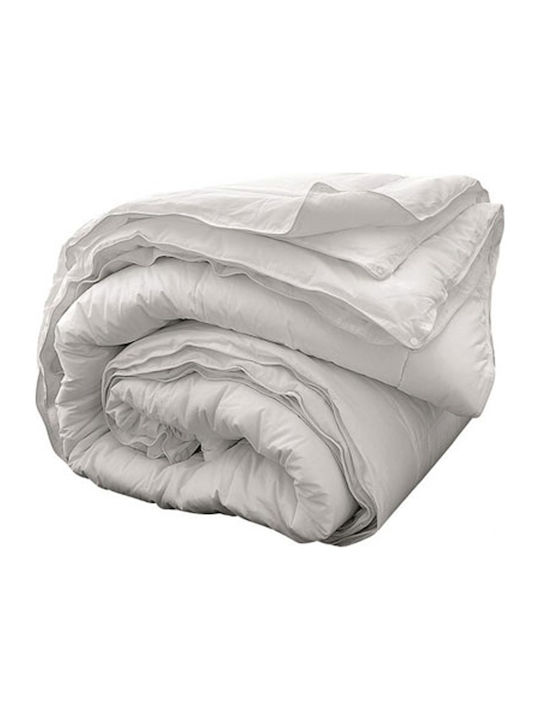 Kentia Pilotă King Size cu Umplutură Hollowfiber 260x240cm 4 Seasons Alb 400 g/mp²Gsm 13.5 togs Togs