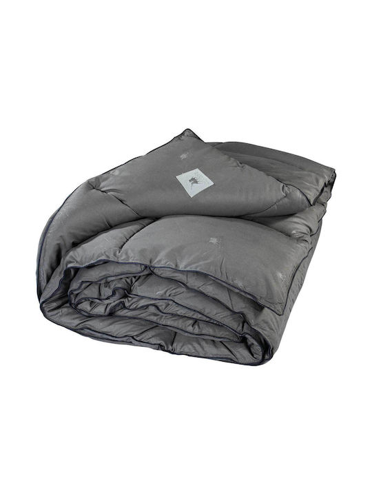Greenwich Polo Club Duvet Single with Microfiber Filling 160x240cm 4447 Dark Grey 550 GSMGsm 10.5 togs Togs