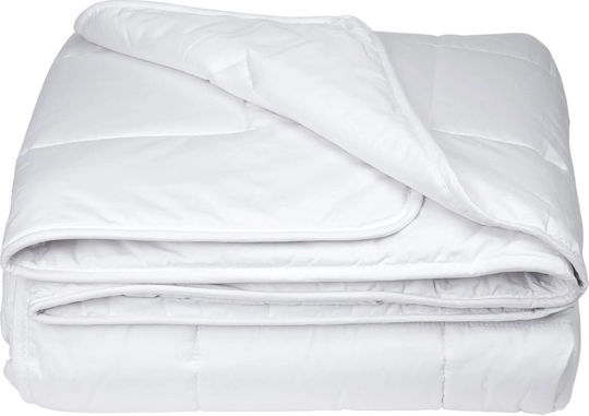 Kotonia Home Husă de pătură cu Umplutură Microfiber Dublu 200x220cm Alb 200 g/mp²Gsm
