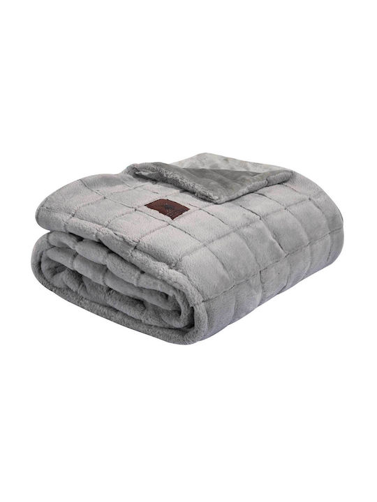 Greenwich Polo Club Duvet Cover with Hollowfiber Filling Queen 220x240cm 3452 Gray 680 GSMGsm 10 togs Togs