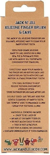 Jack n' Jill Brush Set Baby-Zahnbürsten Ring 3Stücke