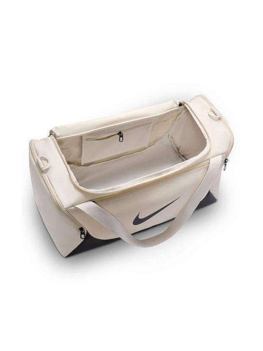 Nike Brasilia Men's Shoulder Bag For Gym Beige