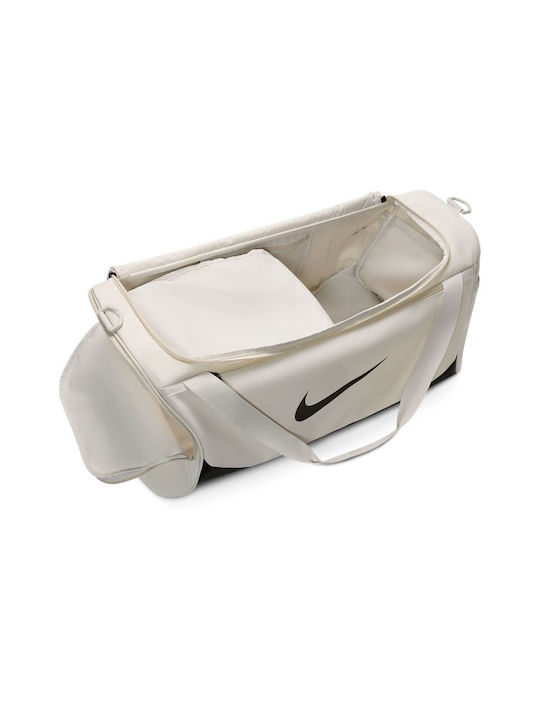 Nike Brasilia Men's Shoulder Bag For Gym Beige