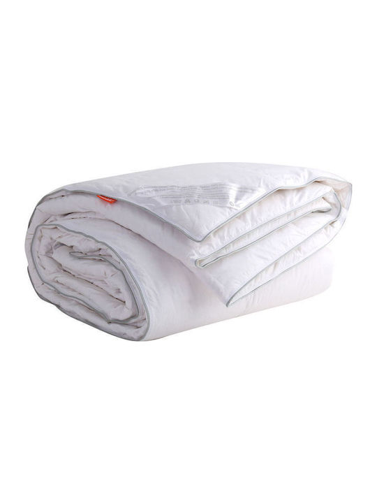 Nef-Nef Homeware Bettdecke Großes Doppelbett Daunen 220x240cm Duck Down 60/40 Weiß 10 togs Togs