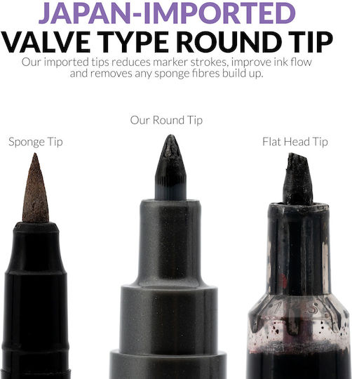 Gaahleri Acrylic Marker Zirconium Black