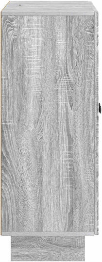 Μπουφές από Ξύλο & Μέταλλο Γκρι Sonoma 66x34.5x90cm