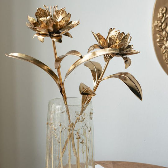 Künstliche Goldene Blume 50cm Artekko