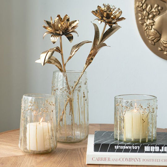 Künstliche Goldene Blume 50cm Artekko
