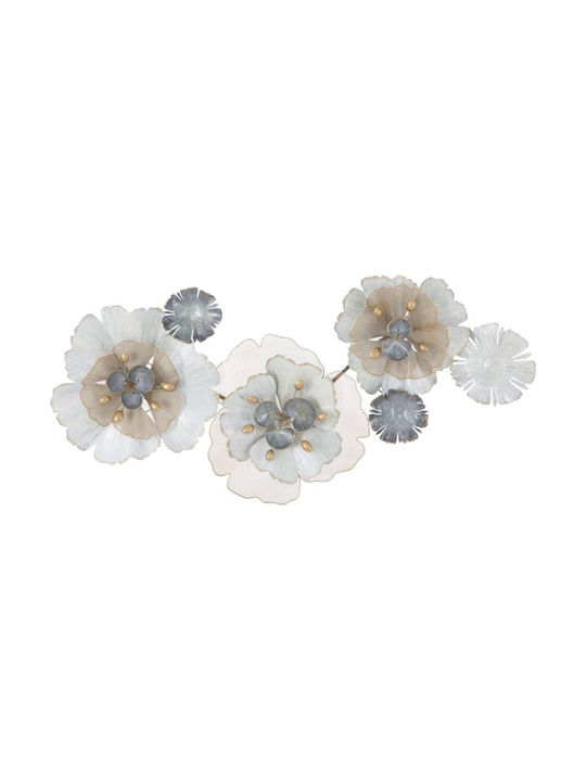 Mauro F Wall Decor Made of Metallic 119x8x60cm