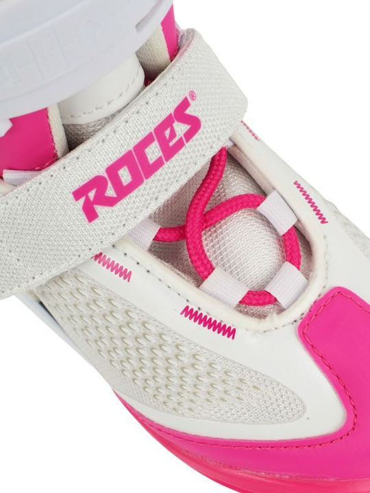 Roces Moody Inline Αυξομειούμενα Rollers Λευκά Παιδικά