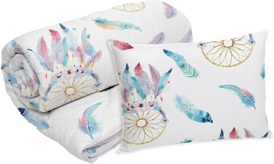 Alcam Bettdecken-Set Einzelbett 140x200cm Dream Catcher Mehrfarbig 2Stück