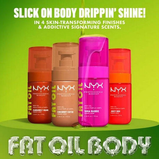 NYX Professional Makeup Fat Oil Body Λάδι Juicy Boo 70ml