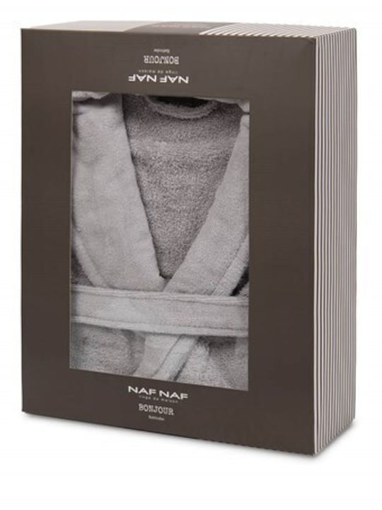 Biokarpet Naf Naf Bonjour Bathrobes Lt Grey-l Biokarpet Naf Naf Bonjour Bathrobes Lt Grey-l