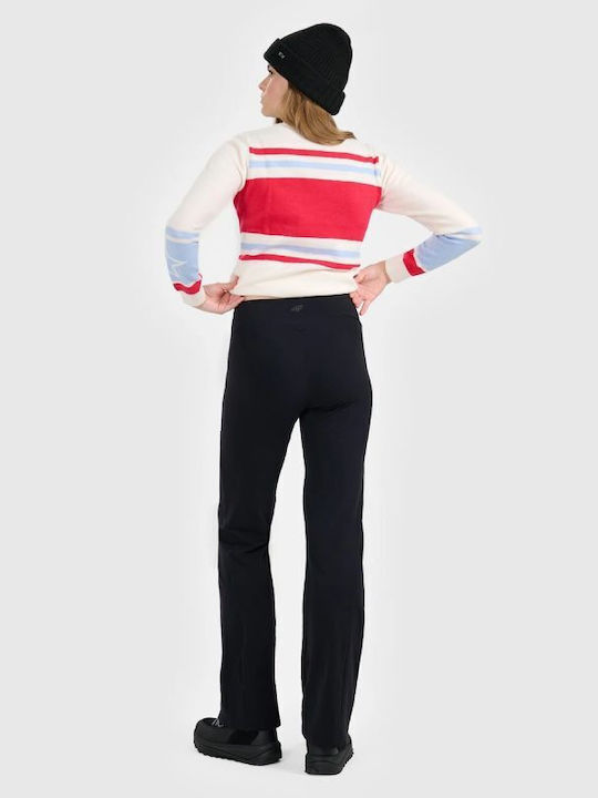 Tägliche Damen Lang High Taille Leggings Schwarz