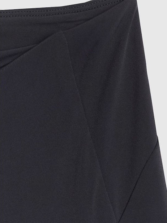 Tägliche Damen Lang High Taille Leggings Schwarz