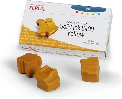 Xerox Original Pack of InkJet Printer Inks Yellow (108R00607)
