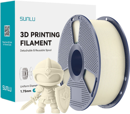 Sunlu PLA+ 2.0 3D Printer Filament 1.75mm Λευκό